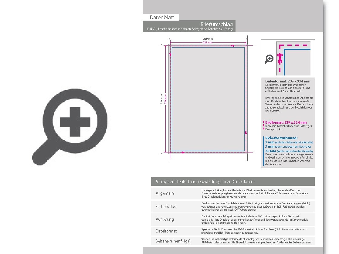 Product Bild briefumschlag_din_c4_(lasche_an_der_schmalen_seite)__haftklebend_ohne_fenster__einseitig_4_0_farbig_bedruckt