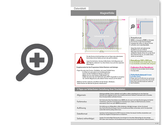 Product Bild magnetische_wechselwerbung_in_schmetterling-form___einseitig_4_0-farbig_bedruckt